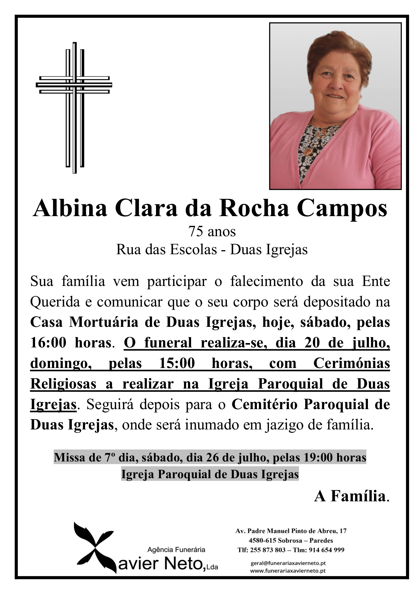 Albina Clara da Rocha Campos
