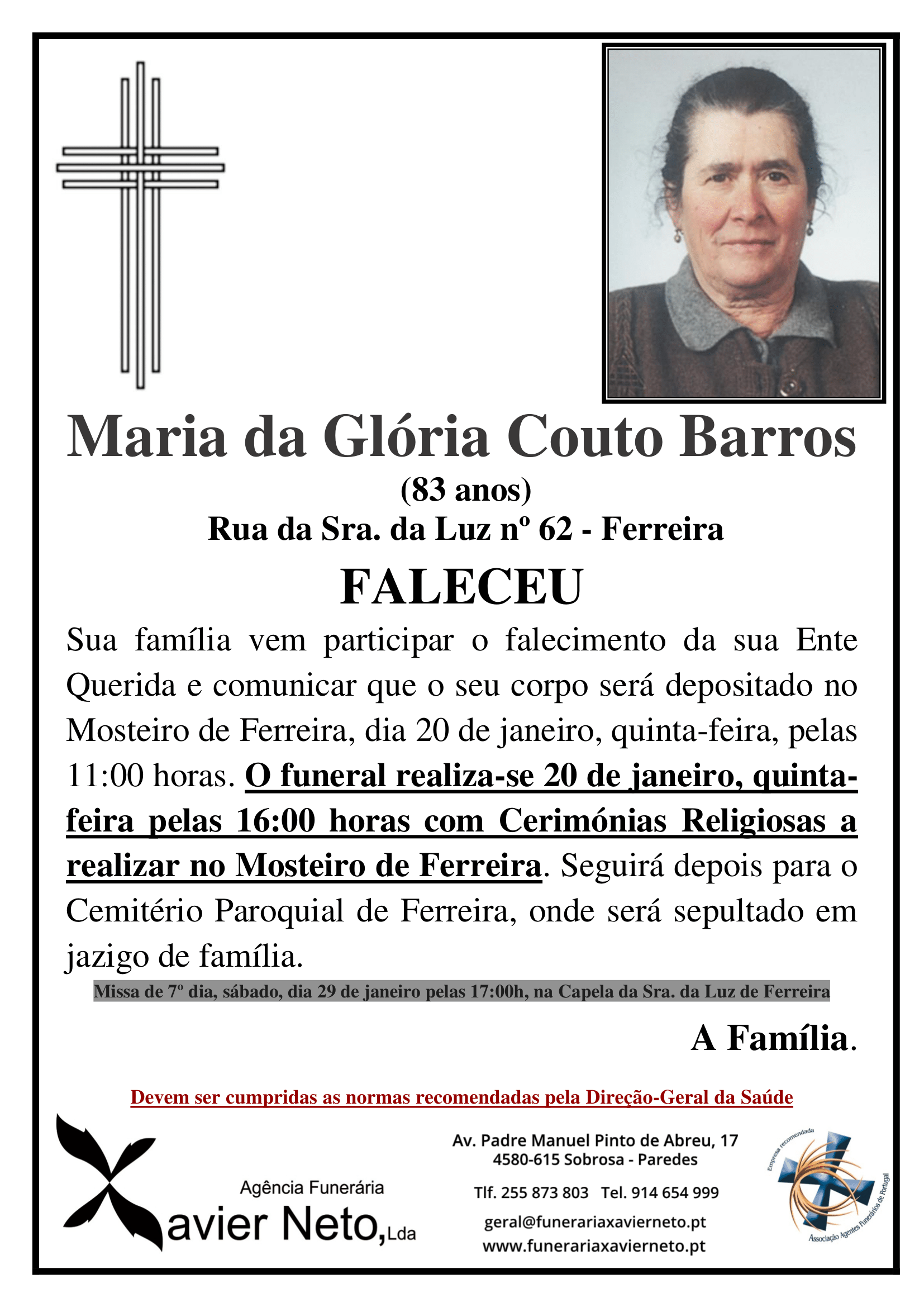 Maria da Glória Couto Barros