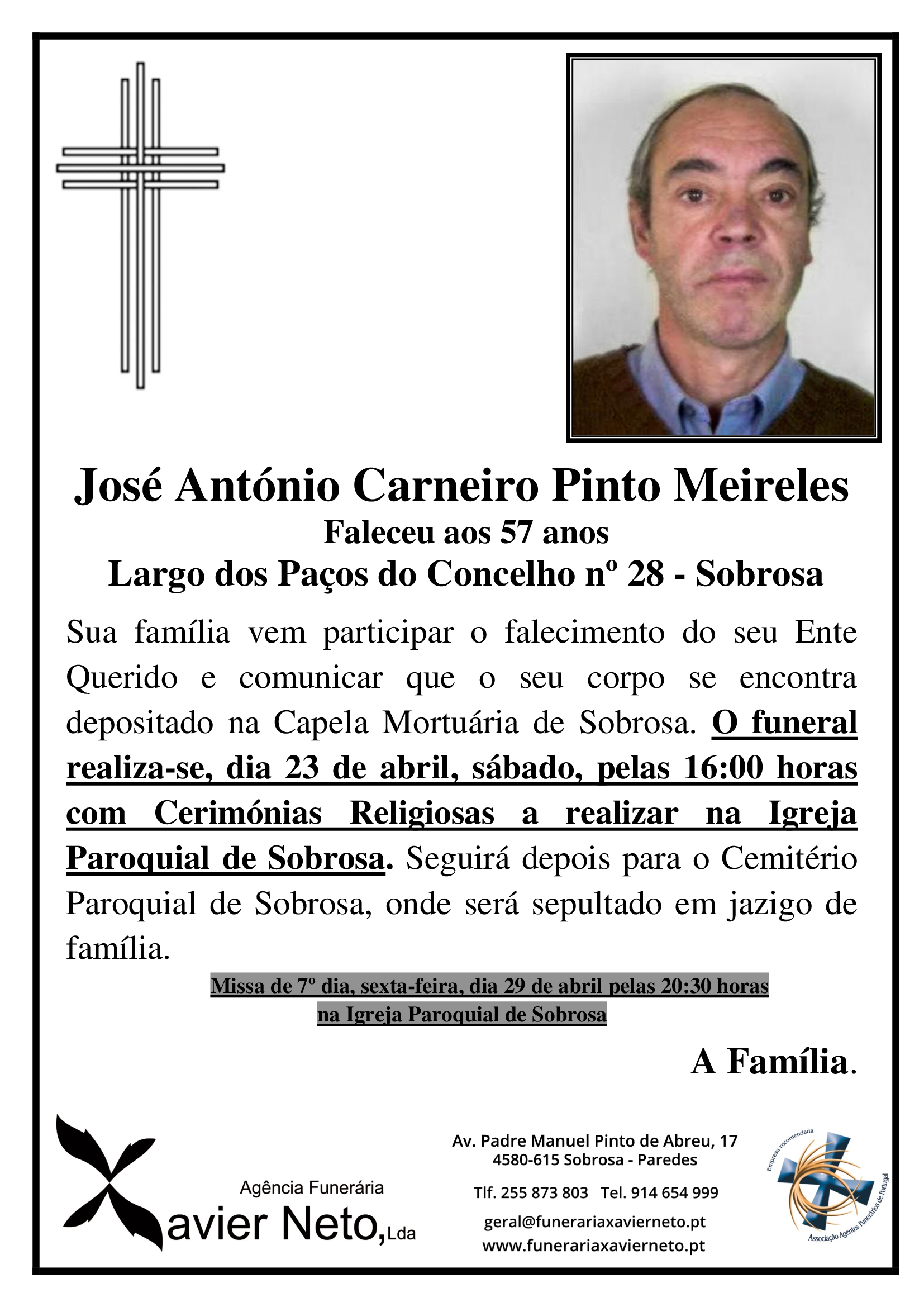 José António Carneiro Pinto Meireles