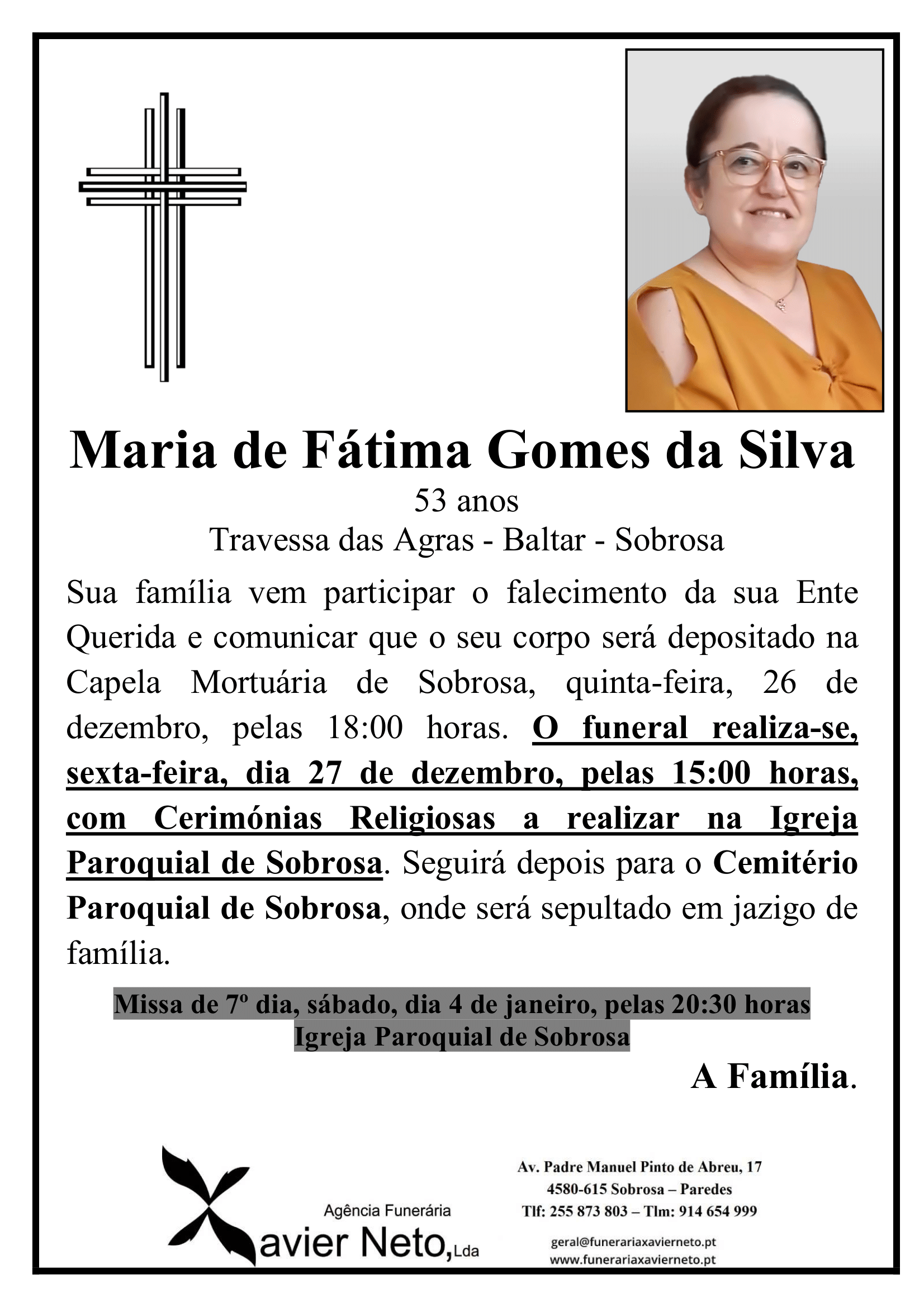 Maria de Fátima Gomes da Silva