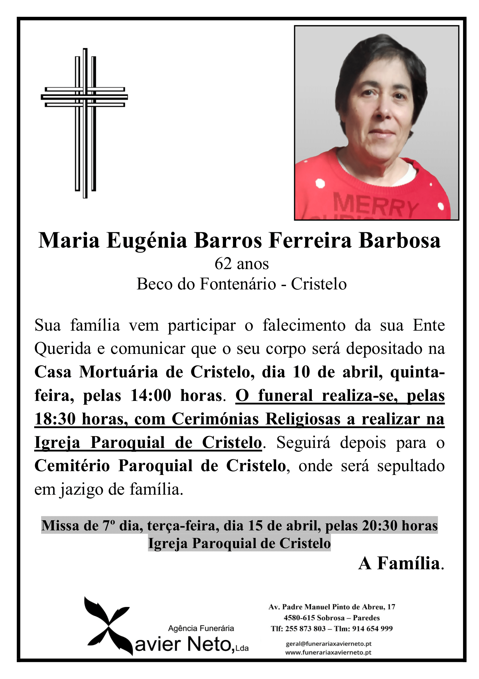 Maria Eugénia Barros Ferreira Barbosa