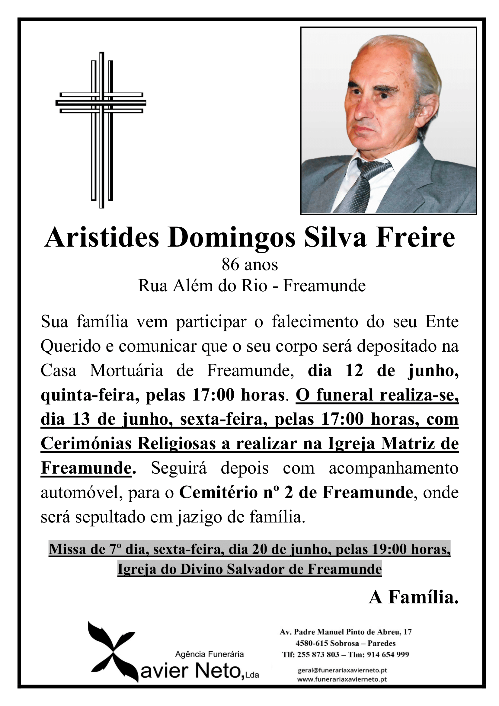 Aristides Domingos Silva Freire