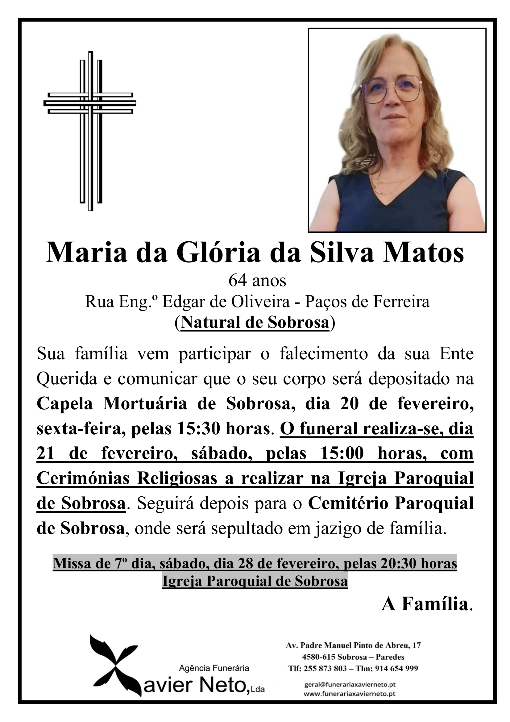 Maria da Glória da Silva Matos