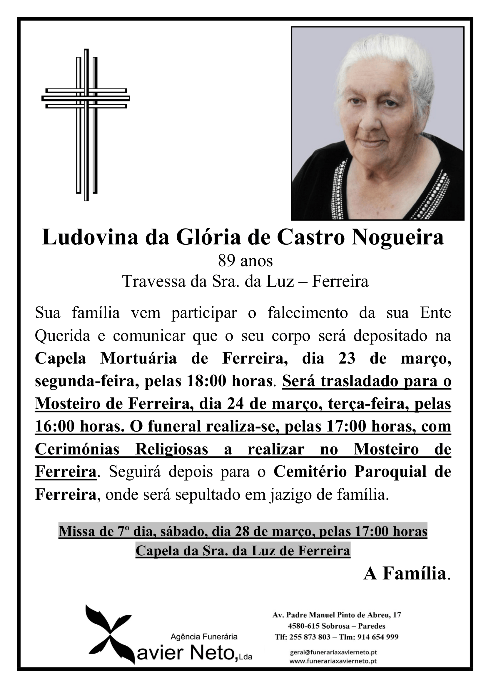 Ludovina da Glória de Castro Nogueira