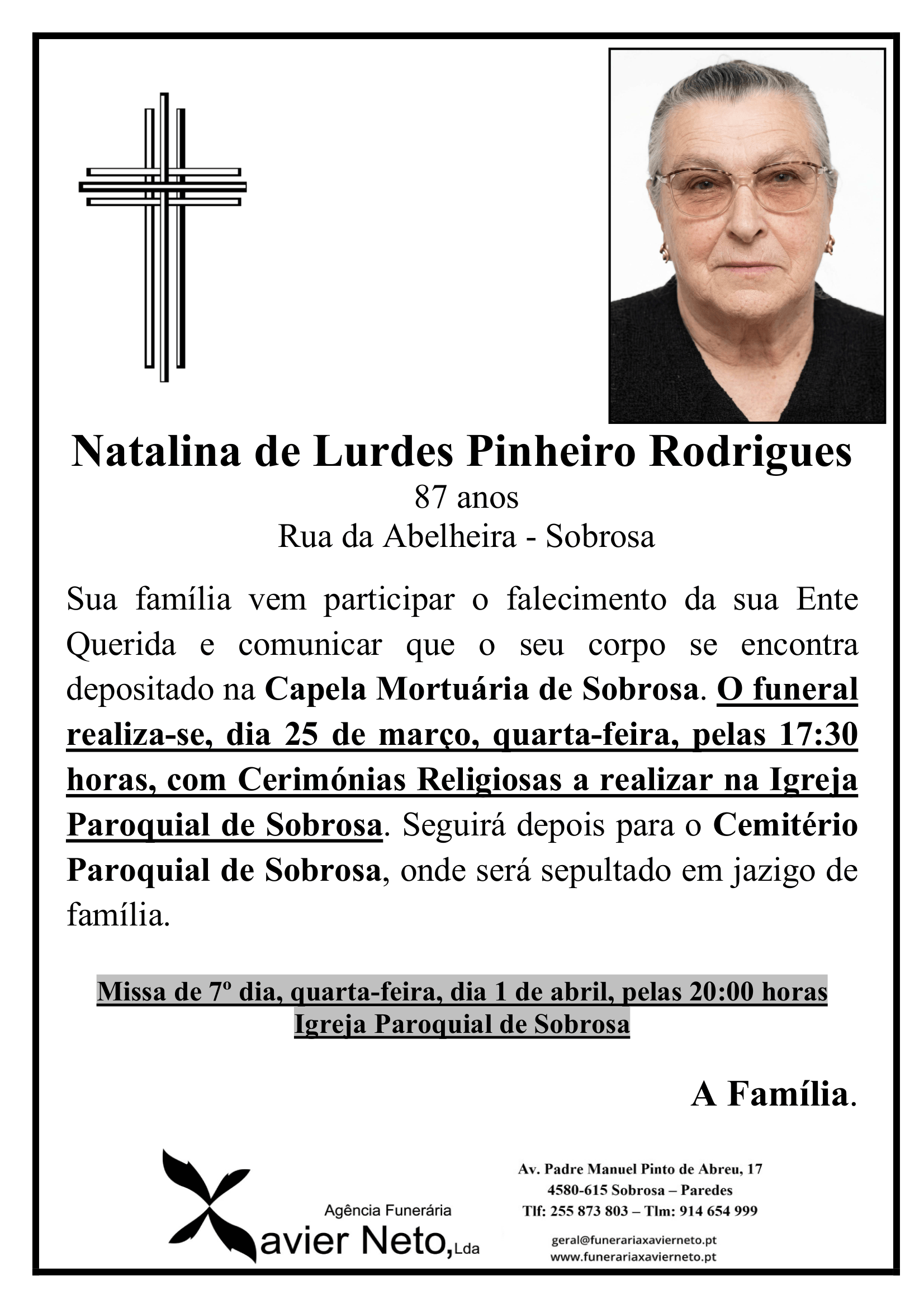 Natalina de Lurdes Pinheiro Rodrigues