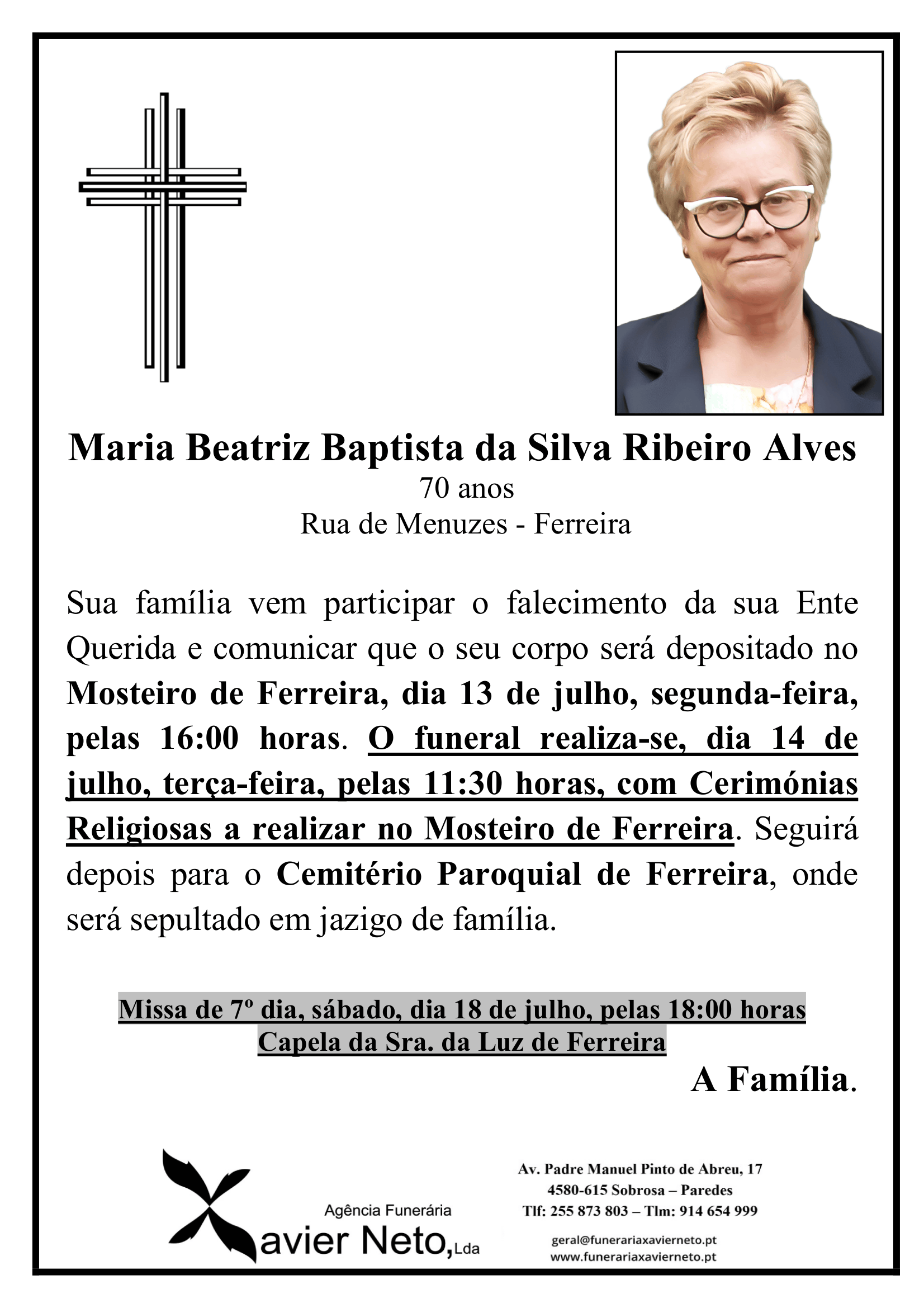 Maria Beatriz Baptista da Silva Ribeiro Alves