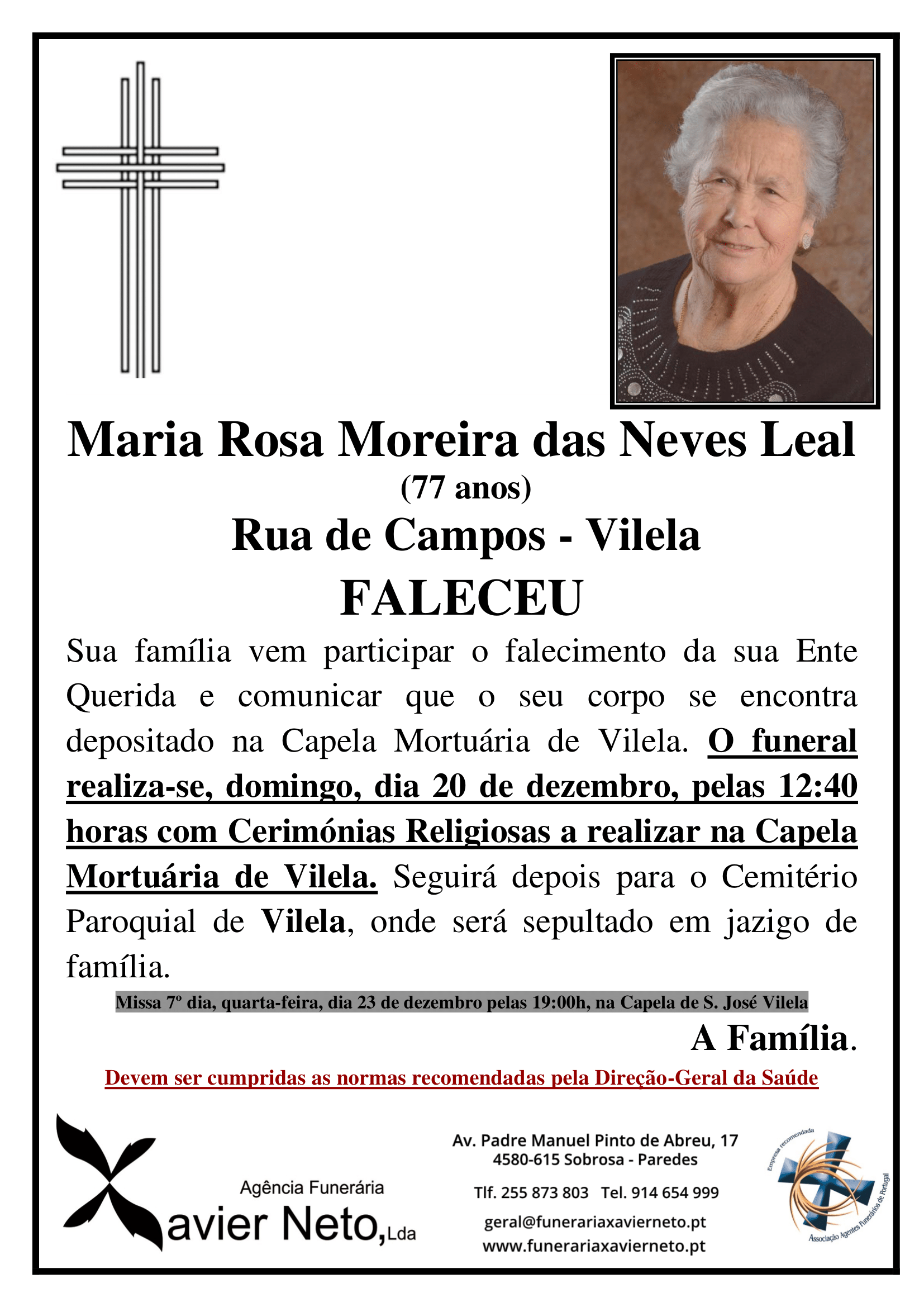 Maria Rosa Moreira das Neves Leal