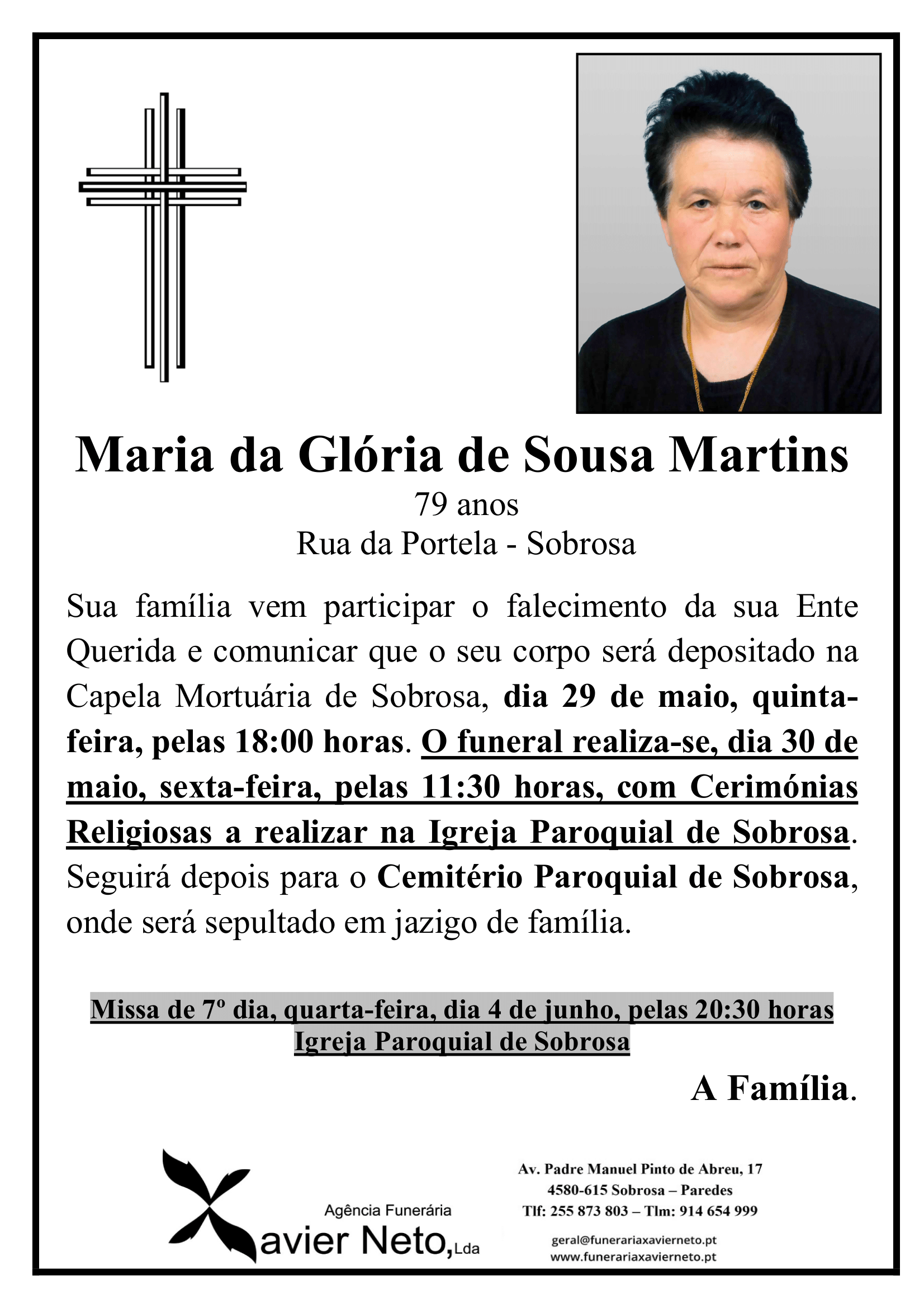 Maria da Glória de Sousa Martins