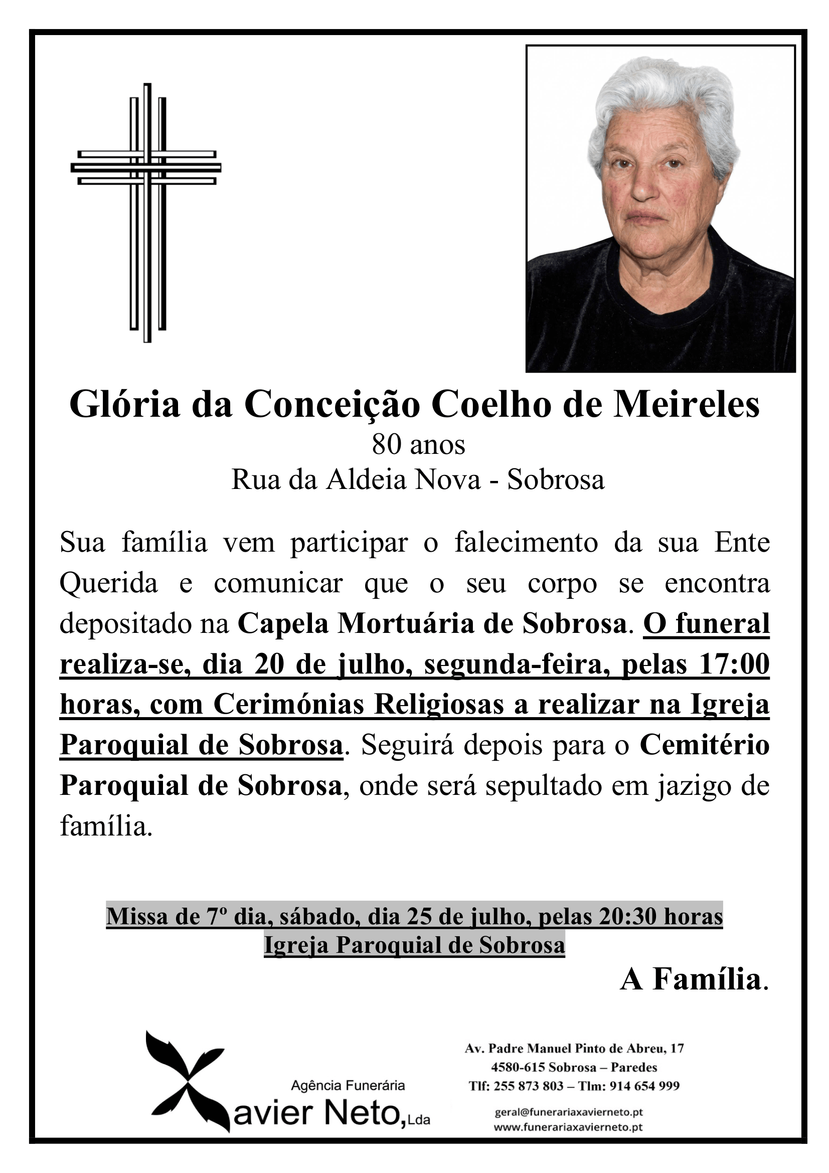 Glória da Conceição Coelho de Meireles